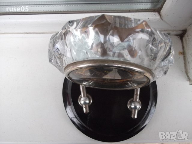 Часовник "Majak" настолен в стъклен корпус съветски работещ, снимка 6 - Други ценни предмети - 43157710