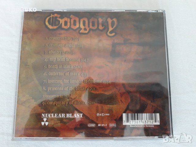 GODGORY – Resurrection (1999), снимка 4 - CD дискове - 28234119