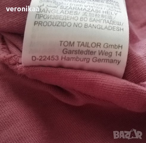 Оригинална тениска Tom Tailor, снимка 5 - Тениски - 26573344