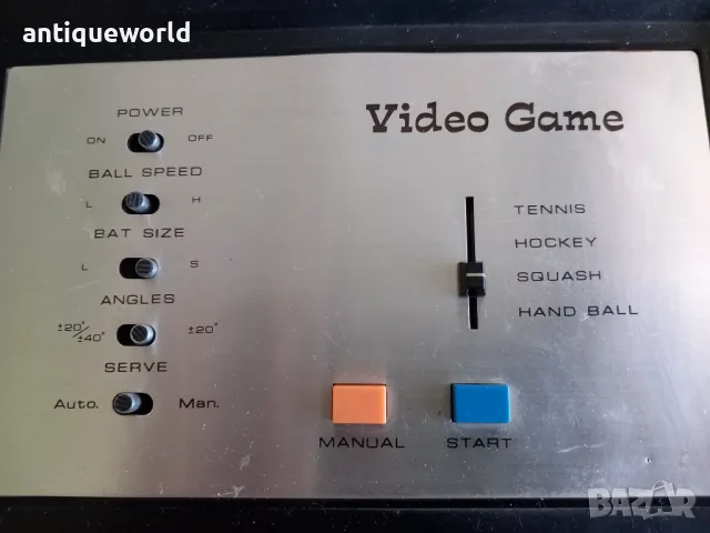 1976г. Ретро Телевизионна Видео Игра , Конзола, снимка 3 - Антикварни и старинни предмети - 49410655