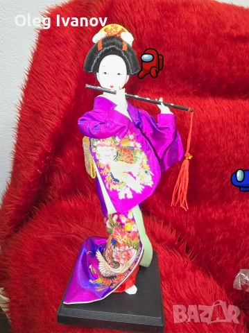 японска кукла самурайски водач и гейша, снимка 9 - Кукли - 53243896