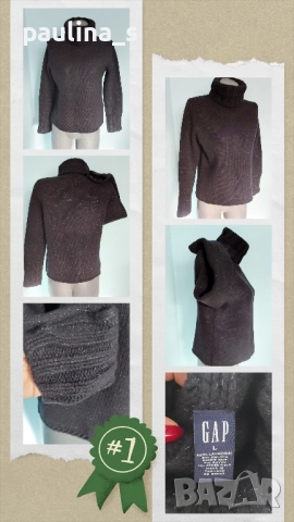 Два броя / Дамски пухкав пуловер с поло яка , снимка 8 - Блузи с дълъг ръкав и пуловери - 52503440
