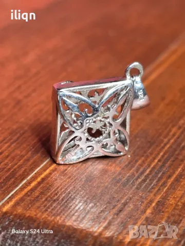 Сребърна висулка. Цена 22,99лв. Разгледайте и останалите ми обяви., снимка 3 - Колиета, медальони, синджири - 49893394