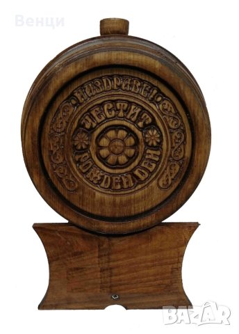 Бурета с дърворезба, снимка 3 - Декорация за дома - 43884953