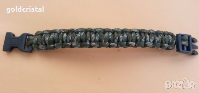 гривна плетена  милитари, снимка 3 - Мъжки - 18676508