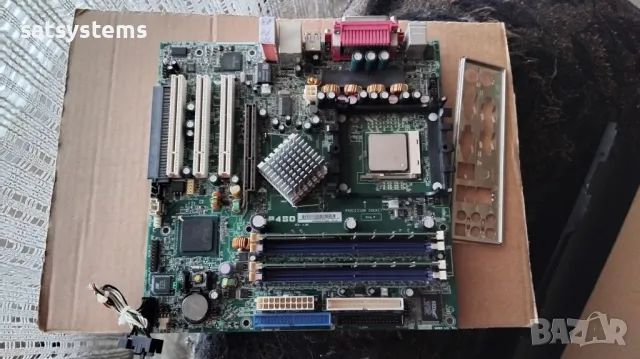 Дънна платка Asus P4SD REV:1.09 Socket 478 CPU+FAN+RAM, снимка 4 - Дънни платки - 49245809