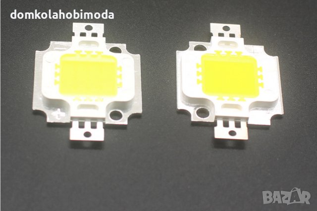 Мощен LED чип 10W. Clod White, Warm White. 1000 LM, снимка 6 - Друга електроника - 37201080