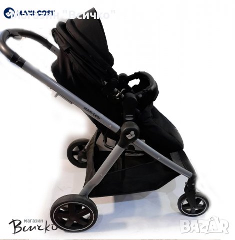 Комбинирана количка Maxi-Cosi - Zelia 2, Essential Black