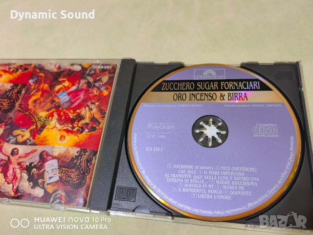 СД - ZUCCHERO SUGAR FORNACIARI - 10лв, снимка 2 - CD дискове - 51536026