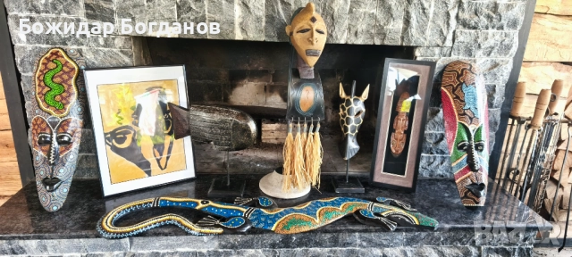 Декорация за дом маски туземец жираф гущер, снимка 2 - Декорация за дома - 52720311