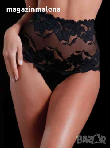 Love&bra S,M,L,XL,2XL черни,телесни,перленобели дантелени боксерки с висока талия дълбока боксерка