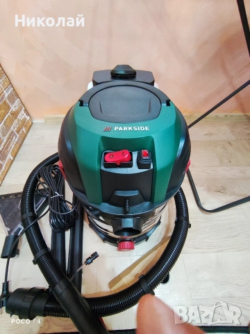 Прахосмукачка за сухо и мокро почистване Parkside PWS 20 F5, снимка 3 - Прахосмукачки - 52837847