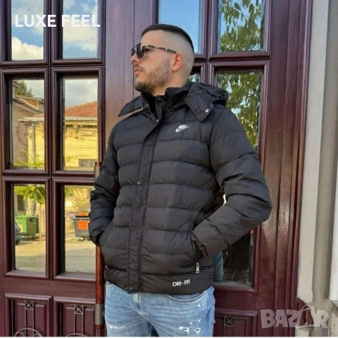 Мъжко Зимно Яке - лого Бродирано 🔹Nike 