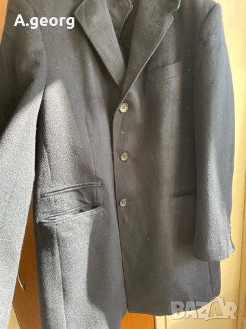 Мъжко палто Кашмир/вълна , снимка 3 - Палта - 39764283