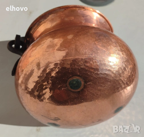 Медно бакърче, снимка 4 - Антикварни и старинни предмети - 26002661