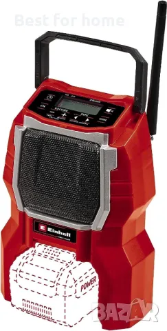  Безжично aкумулаторно радио, без батерия и заряднo устройство