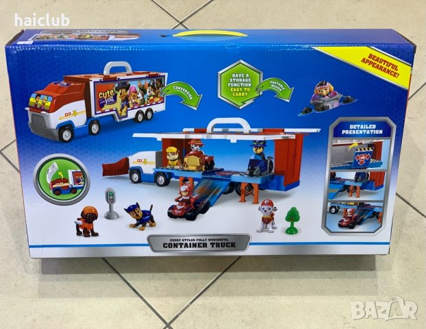 Камион Пес патрул / Pow patrol камион , снимка 9 - Коли, камиони, мотори, писти - 31157496