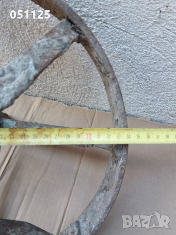 старо масивно ковано колело, желязо , снимка 5 - Антикварни и старинни предмети - 28636937