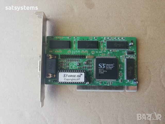 Видео карта S3 Virge/DX 2MB PCI, снимка 1 - Видеокарти - 37254142