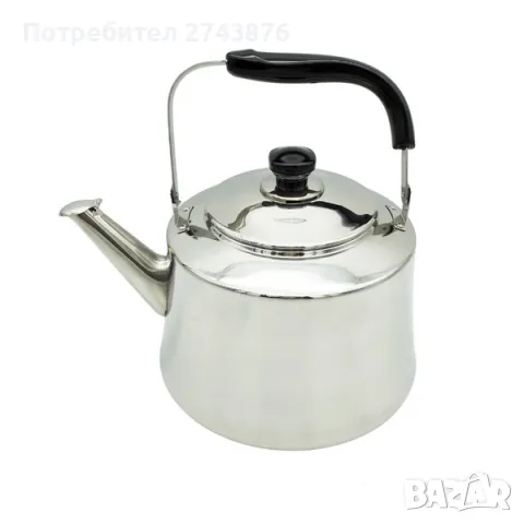 Чайник инокс 5 литра, Свирещ, снимка 1