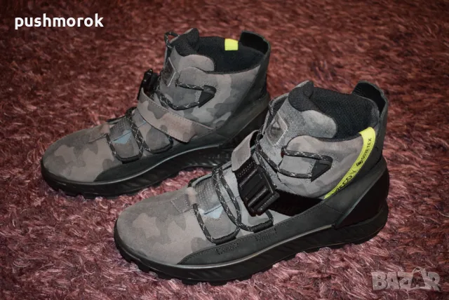 ECCO Men Exostrike Gore-tex/Waterproof Buckle Hiking Boot Sz EU42 US8.5 UK.5, снимка 16 - Мъжки боти - 48869896