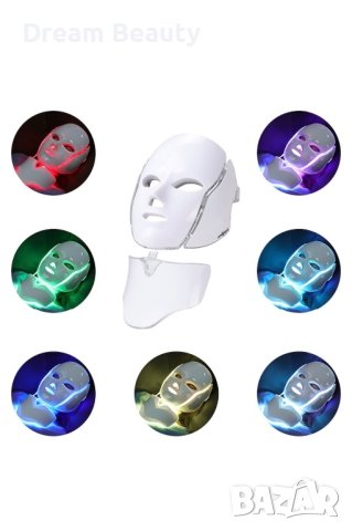 Лед маска за лице и шия, снимка 2 - Козметика за лице - 43231338