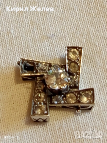 Сребърна висулка с кристали Сваровски стил и елегантност 42476, снимка 7 - Колиета, медальони, синджири - 52848209