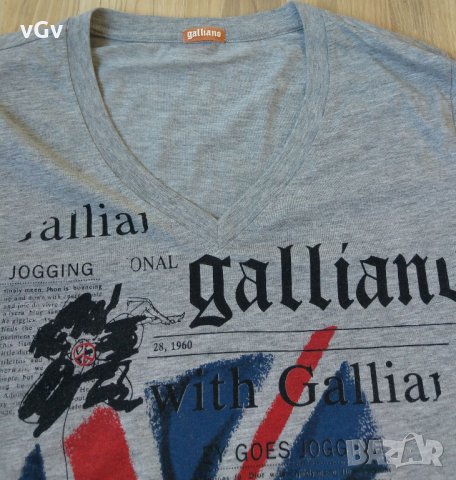 Мъжка блуза Galliano - XL, снимка 2 - Блузи - 28682484