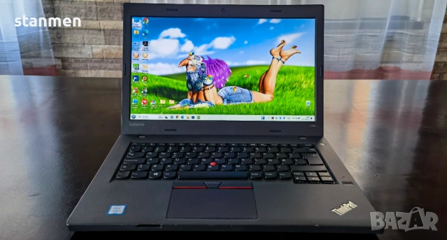Продавам лаптоп Lenovo ThinkPad L460/IPSматFullHDсКам/4х2.4GhzТhr/8gbDDR4/SSD256gb/4чБат/Профилактир, снимка 2 - Лаптопи за работа - 53201230