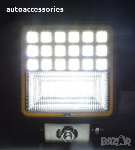 3000051475 Диоден Халоген за мъгла,Работна лампа Amio ,LED ,IP67 ,42 LED ,126W,12-24V,3 Функции, снимка 3 - Аксесоари и консумативи - 29031395