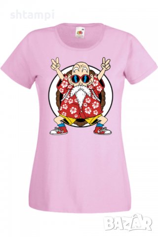 Дамска тениска Dragon Ball Z Master Roshi 02,Анимация,игра,Празник,Повод., снимка 10 - Тениски - 37945797
