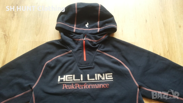 Peak Performance HELI MID Sweatshirt 20% Wool размер L суичър 20% Вълна - 1567, снимка 4 - Суичъри - 52587615
