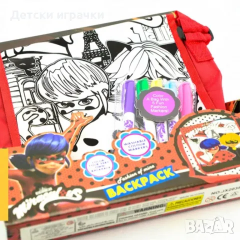 Чанта за оцветяване Калинката , снимка 2 - Рисуване и оцветяване - 48493399