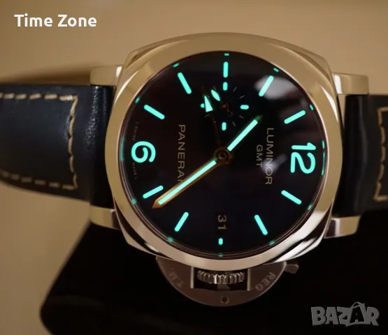 Panerai Luminor 1950 3 Days GMT 44mm Steel Blue Dial Automatic Различни Варианти, снимка 14 - Мъжки - 48009220