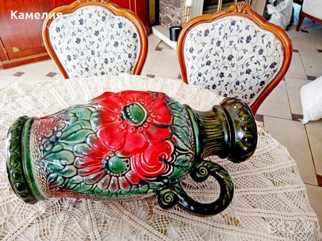 Ваза, снимка 3 - Антикварни и старинни предмети - 40602360