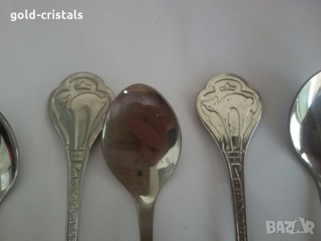 Български лъжички Петко Денев  Габрово, снимка 3 - Антикварни и старинни предмети - 26409187