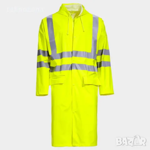 Дъждобран наметало сигнално със светлоотразителни елементи STORMER HV COAT YELLOW
