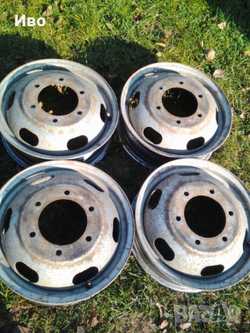Стоманени джанти за Всякакви Бусове от 12" до 16цола, Единични и Двойни задни гуми. , снимка 8 - Гуми и джанти - 27588660