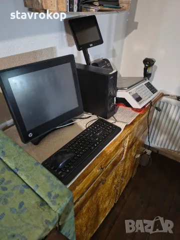 Тъч скрийн монитор+монитор за клиента+компютър и др. 