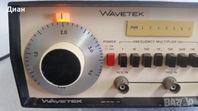 Функционален генератор WAVETEK 182A, снимка 3 - Друга електроника - 43380183