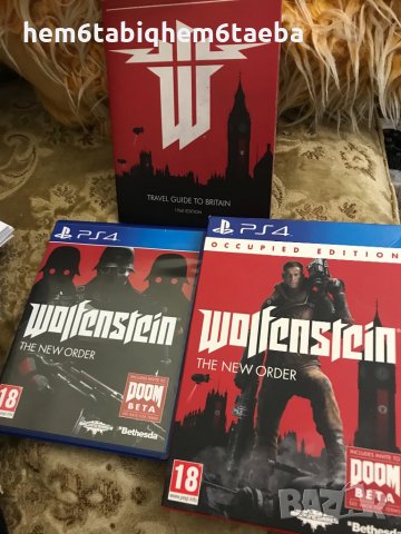 PS4 Wolfenstein - The New Order - Occupied Edition, снимка 1 - Игри за PlayStation - 33387501