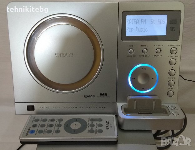 ⭐⭐⭐ █▬█ █ ▀█▀ ⭐⭐⭐ TEAC MC-DX200iDAB - 2.1 система с активен субуфер, CD/MP3 плеър, DAB/FM/RDS, iPod, снимка 3 - Аудиосистеми - 26549756