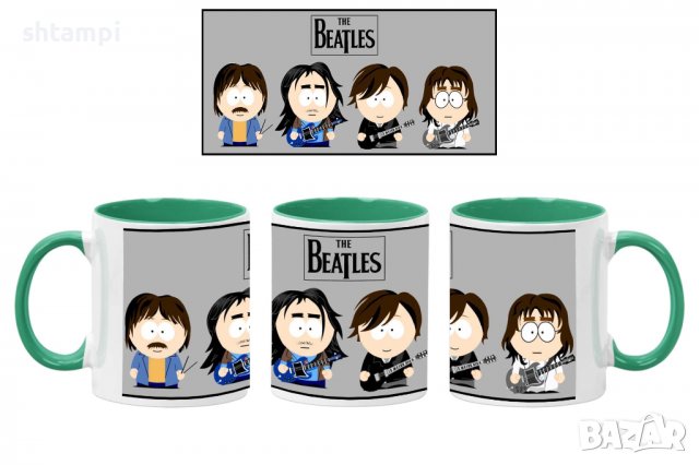 Чаша Beatles 01,Керамична Чаша, Кафе Чай, Игра,Изненада,Подарък,Повод,Празник,Рожден Ден, снимка 2 - Чаши - 38508268