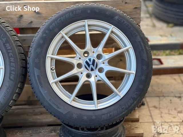 5х112 16 Цола Джанти с Гуми VW Golf Caddy Passat Touran, снимка 5 - Гуми и джанти - 52229069