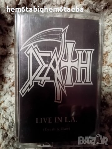 РЯДКА КАСЕТКА - DEATH -Live in L.A. (Death & Raw) - Wizard, снимка 1 - Аудио касети - 43748502