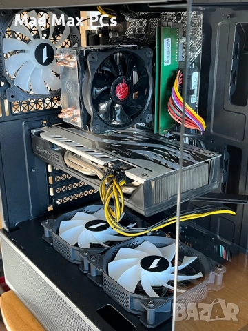 Геймърски компютър i3 10100f/ RX 580/ Ram 16GB/ SSD 128GB+1TB, снимка 8 - Геймърски - 52756333