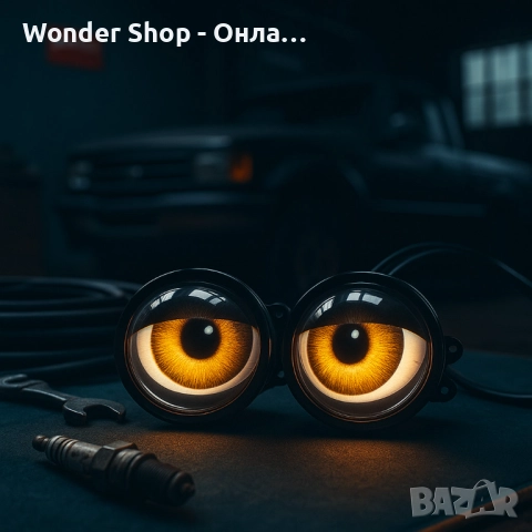 🚘✨ 3D LED очи за автомобил и мотор – светлина с характер!  