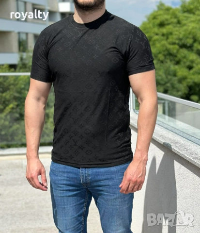 Louis Vuitton Мъжки Тениски Различни Цветове Пресован Памук , снимка 3 - Тениски - 52561755