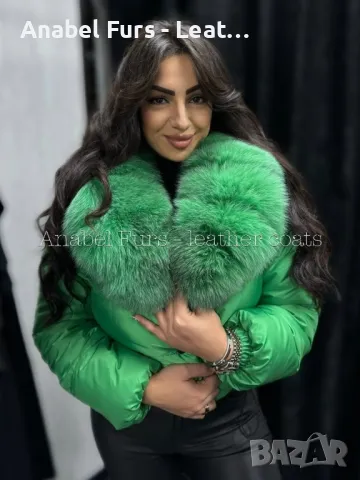 Дамски якета с естествен косъм Лисица, снимка 5 - Якета - 47582581