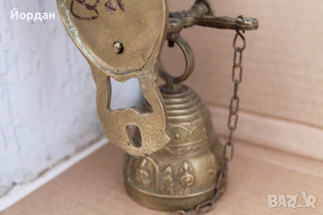 Бронзова камбана за входна врата , снимка 11 - Антикварни и старинни предмети - 51811179